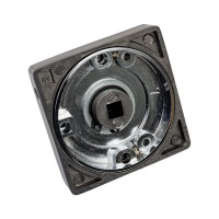 Завертка к ручкам (матовый чёрный никель) PUERTO BK AL 02 MBN