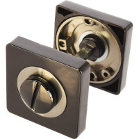 Завертка к ручкам (черный никель/никель матовый) PUERTO BK AL 02 BN/SN