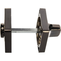 Завертка к ручкам (черный никель/никель матовый) PUERTO BK AL 02 BN/SN