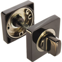 Завертка к ручкам (черный никель/никель матовый) PUERTO BK AL 02 BN/SN