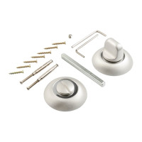 Завертка к ручкам (жемчужный/хром блестящий) PUERTO BK AL 08 PW/CP