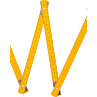 Складной деревянный метр 2 м, желтый Top Tools 26C012