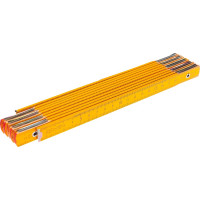 Складной деревянный метр 2 м, желтый Top Tools 26C012