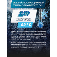 Антифриз сине-зеленый G11 AGA 5 кг, -40С+118С, готовый к применению AGA008L