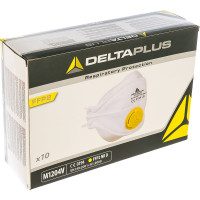 Респираторная четырёхпанельная маска Delta Plus FFP2 10 шт. M1204VC