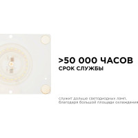 Плата Apeyron светодиодная, 220В, 24Вт прямоуг. с линзой, ДН 02-22