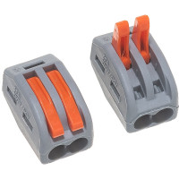 Cтроительно-монтажные клеммы STEKKER LD222-412 2-проводные 5 шт. 32420