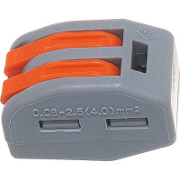 Cтроительно-монтажные клеммы STEKKER LD222-412 2-проводные 5 шт. 32420