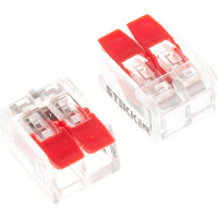 Универсальная компактная клемма STEKKER 2-проводная, LD221-412 (5 штук в упаковке) 32417