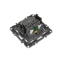 Розетка ЭРА 12-2103-03 2P+E Schuko со шторками с крышкой, 16A-250В, IP20, алюминий Б0014695