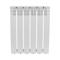 Алюминиевый радиатор ROMMER Optima 500 6 секций RAL9016 89557