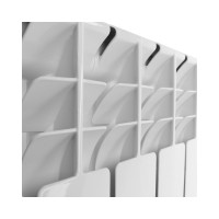 Алюминиевый радиатор ROMMER Optima 500 6 секций RAL9016 89557