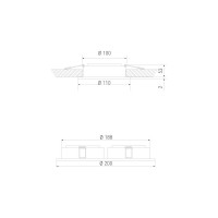 Встраиваемый светильник Elektrostandard 1071/2 MR16 WH белый a036504