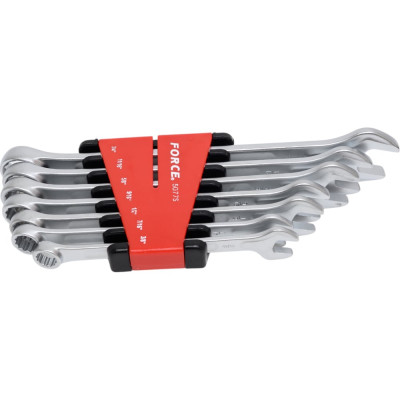 Набор дюймовых комбинированных ключей 7 предметов FORCE 5077S