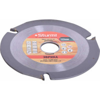 Диск пильный по дереву, пластику, гипсокартону 125х22.2 мм, 3 зуба Sturm 9020-125-22-3T