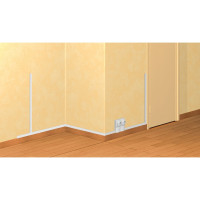 Мини-плинтус Legrand DLPlus 20x12,5 мм 1 отделение длина 2,1 м белый 30008