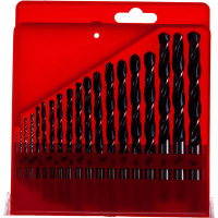 Набор сверл по металлу 1-10 мм, 19 шт. Туламаш 72665