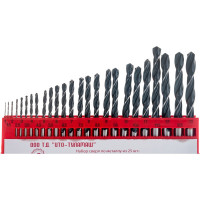 Набор сверл по металлу 1-13 мм, 25 шт. Туламаш 92048
