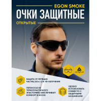 Очки защитные Delta Plus EGON SMOKE затемненные EGONGRFU