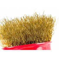 Щетка чашечная (65 мм; М14; латунированная волнистая 0.35 мм) для УШМ Elitech 1820.073800