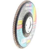 Круг лепестковый торцевой плоский КЛТ1 (125х22 мм; А180; 14А 8/Р180) Луга 4603347337929