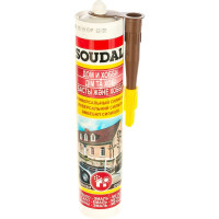 Универсальный силикон SOUDAL коричневый 118298