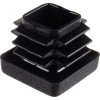 Заглушки для квадратной трубы ALBERTS 20х20мм черный 426712