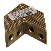 Крепежный уголок ALBERTS 25x25x14мм, 12 штук 336066