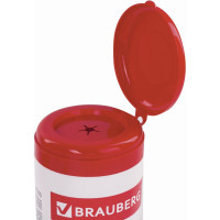 Универсальные чистящие салфетки для экранов и пластика BRAUBERG Лимон 511688