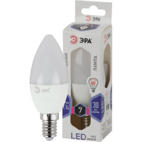 Светодиодная лампа ЭРА LED B35-7W-860-E14, свеча, холодный Б0031400