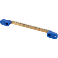 Шина N ноль на двух угловых изоляторах ЭРА NO-222-61 ШНИ-6х9-18-У2-синий Б0033379