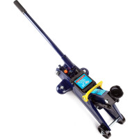 Домкрат гидравлический подкатной AUTOVIRAZH 2т +кейс /синий/ AV-076002