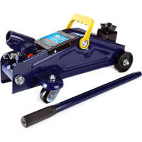 Домкрат гидравлический подкатной AUTOVIRAZH 2т +кейс /синий/ AV-076002