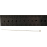 Пластиковые стяжки AutoFix 2,5x100 мм белые NPC-25-100W