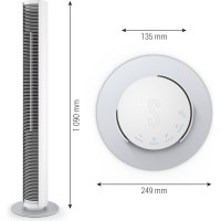 Колонный вентилятор Stadler Form Peter white P-012