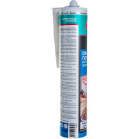 Универсальный силиконовый герметик Akfix 100E, черный, 280 мл SA043