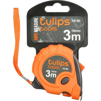 Рулетка с 3 фиксаторами 3 м/16 мм Tulips tools II10-303