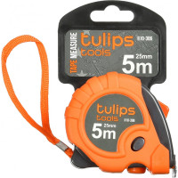 Рулетка с 3 фиксаторами 5 м/25 мм Tulips tools II10-306