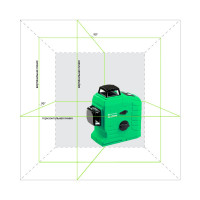 Построитель лазерных плоскостей INSTRUMAX 3D GREEN IM0128