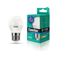 Светодиодная лампа Camelion LED8-G45/865/E27 8Вт 220В 13373