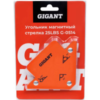 Угольник магнитный стрелка 25LBS (45, 90, 135 град; усилие 11 кг) Gigant G-0514