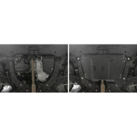 ЗК+КПП Lexus ES 2012-/RX 270/350 2008-2015/RX 350/200t/450h 2015-, st 2mm АвтоБроня 111.09519.1