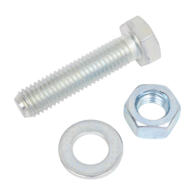 Болт с ш/г полная резьба Качественный КРЕПЕЖ набор DIN 933 12х50 10 шт 0301079 КЧ