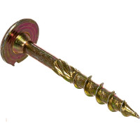 Универсальный саморез конструкц. ГОСКРЕП 6,0 x 50 желт.,пресс, шайба TX30 14 шт. 14-0016750