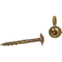 Универсальный саморез конструкц. ГОСКРЕП 6,0 x 50 желт.,пресс, шайба TX30 14 шт. 14-0016750