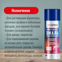 Аэрозольная краска ULTIMA RAL5005 СИНИЙ универсальная 520 мл ULT004