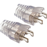 Защитный прозрачный колпачок для коннекторов RJ45 NIKOMAX 100шт NMC-RJBOOT65B-TR-100