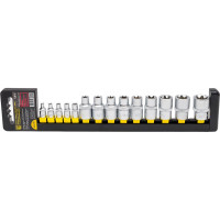 Набор головок торцевых TORX (14 предметов; 1/2DR- 1/4DR) BERGER BG2165