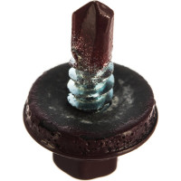 Кровельный саморез ГОСКРЕП 5.5х19 RAL 3005 красное вино, 70 шт., пл.конт 280 мл 2-0018220