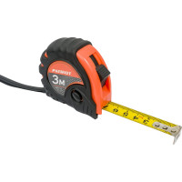 Рулетка, ударопрочный корпус, обрезиненная, 3м PATRIOT MTP-3 350005003